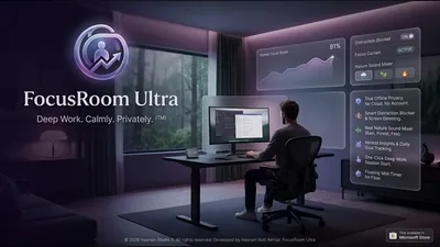 FocusRoom Ultra for Windows by Hasnain Studio X