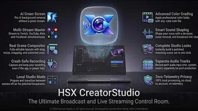 HSX CreatorStudio for Windows by Hasnain Studio X