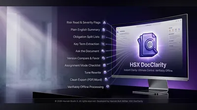 HSX DocClarity for Windows by Hasnain Studio X