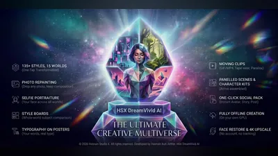 HSX DreamVivid AI for Windows by Hasnain Studio X
