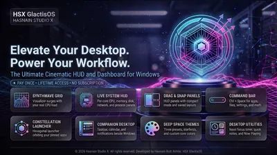 HSX GlactisOS for Windows by Hasnain Studio X