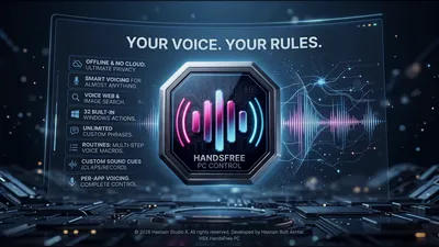 HSX HandsFree PC for Windows by Hasnain Studio X