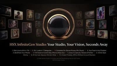 HSX InfiniteGen Studio for Windows by Hasnain Studio X