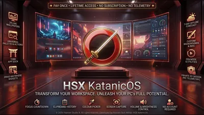 HSX KatanicOS for Windows by Hasnain Studio X