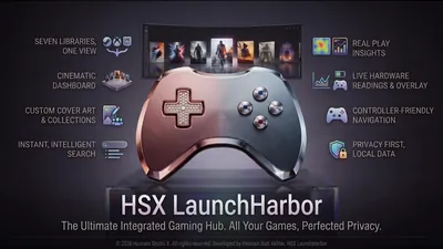 HSX LaunchHarbor for Windows by Hasnain Studio X