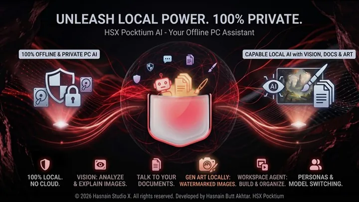 HSX Pocktium for Windows by Hasnain Studio X