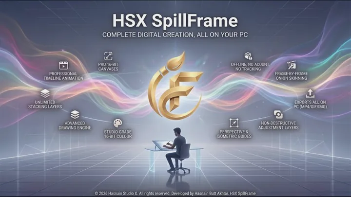 HSX SpillFrame for Windows by Hasnain Studio X