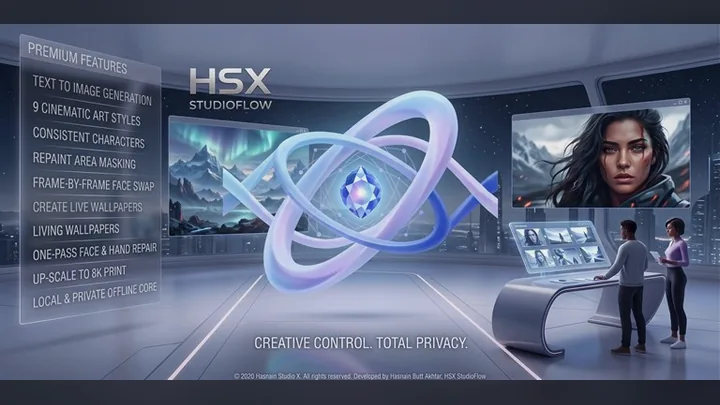 HSX StudioFlow for Windows by Hasnain Studio X