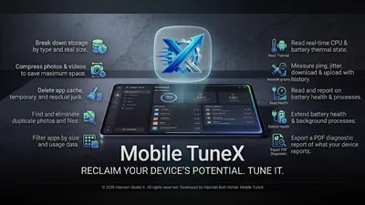 Mobile TuneX for Android by Hasnain Studio X
