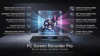 PC Screen Recorder Pro for Windows by Hasnain Studio X