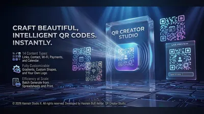 QR Creator Studio for Windows by Hasnain Studio X