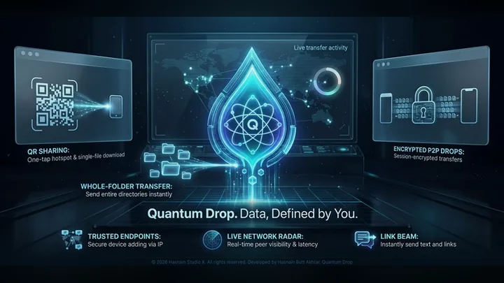 QuantumDrop for Windows by Hasnain Studio X