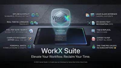 WorkX Suite for Android by Hasnain Studio X