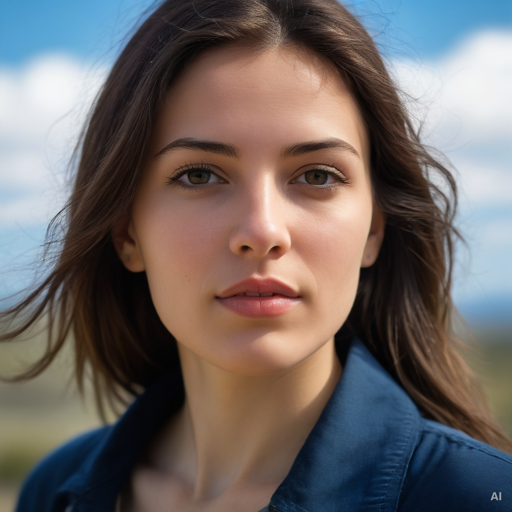 Open Sky Portrait, generated with HSX QuantumGen AI Studio