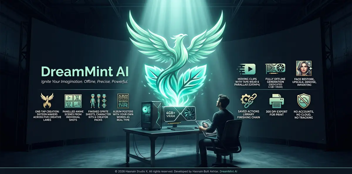 DreamMint AI running on Windows, screen 2 of 4