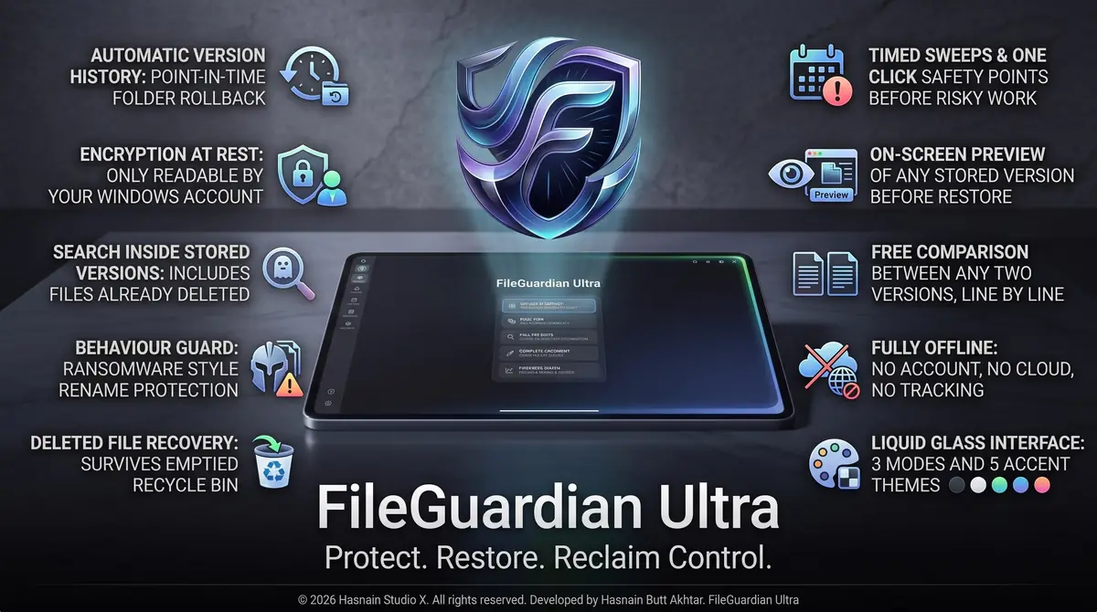 FileGuardian Ultra running on Windows, screen 2 of 4