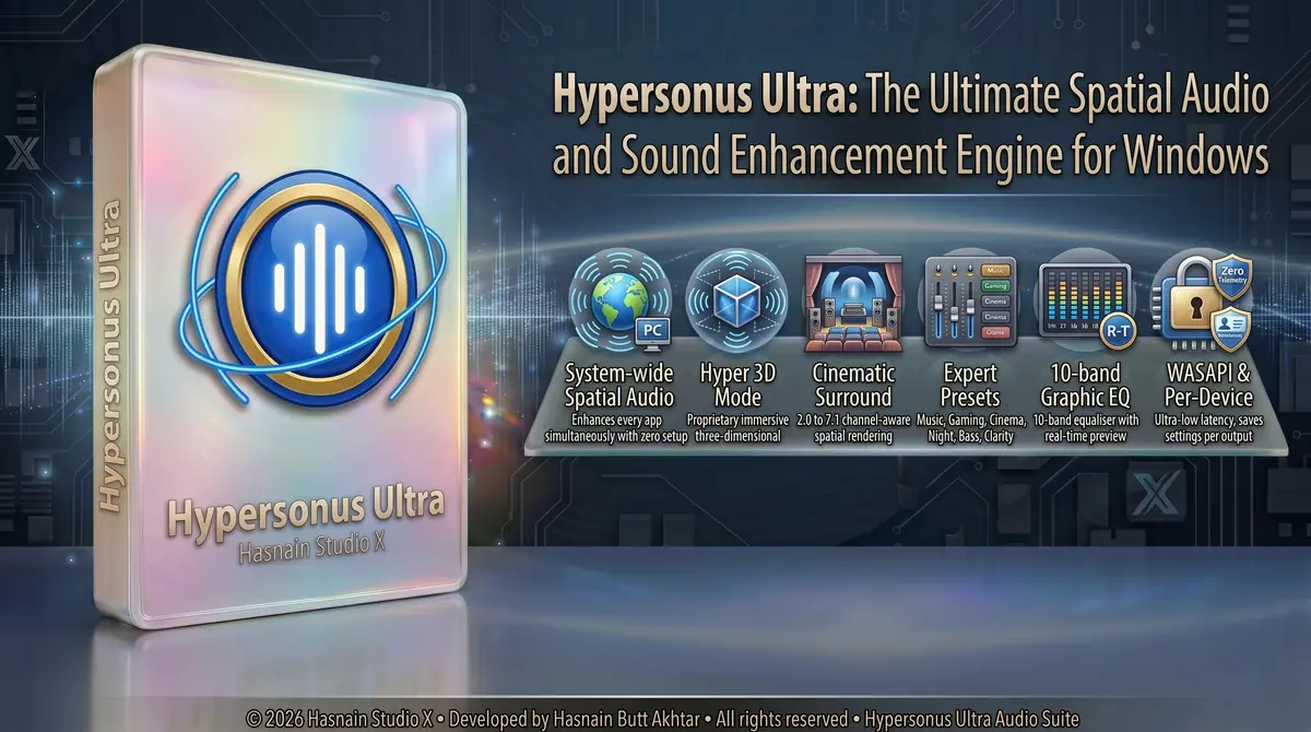 Hypersonus Ultra running on Windows, screen 2 of 4