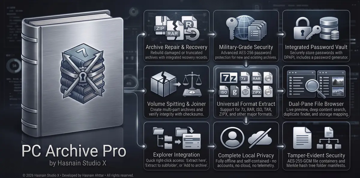 PC Archive Pro running on Windows, screen 2 of 4