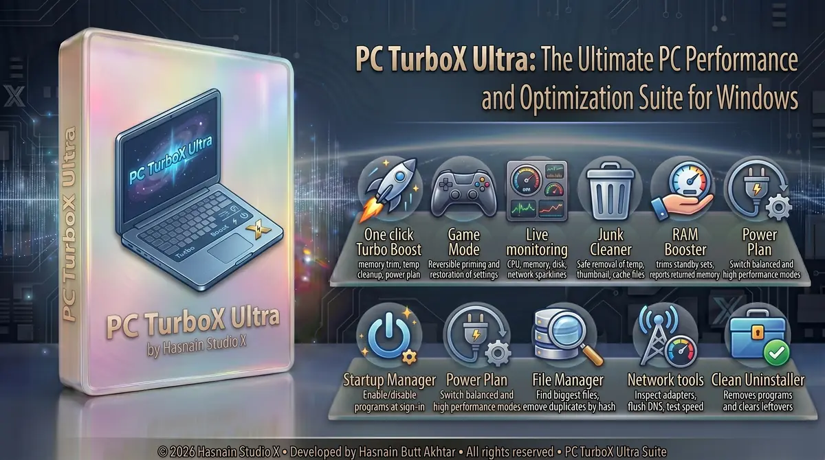 PC TurboX Ultra running on Windows, screen 2 of 4